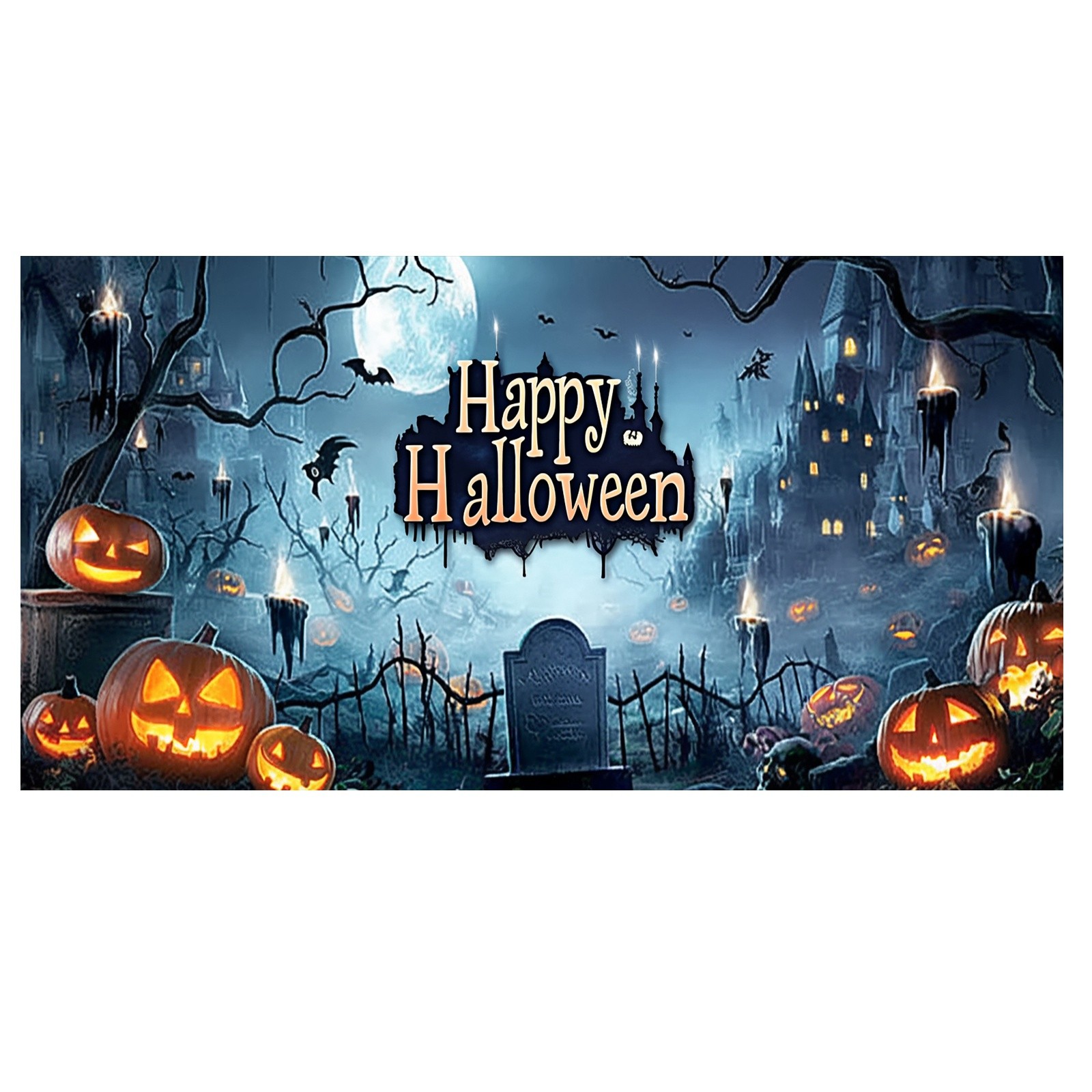 thumbnail image 2 of Las Horribles Pancartas De Halloween Para Garajes Crean Un Ambiente De Halloween Y Atraen Fácilmente A Los Niños Y Vecinos. Ambiente Festivo Para Su Garaje.4, 2 of 2
